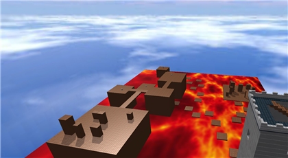 Lava Lands Brick Battle!