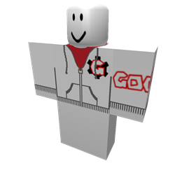 Goodblox white hoodie jacket